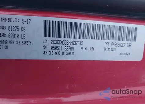 2017 Chrysler 300 300S Awd from USA, damaged, VIN 2C3CCAGG6HH637645